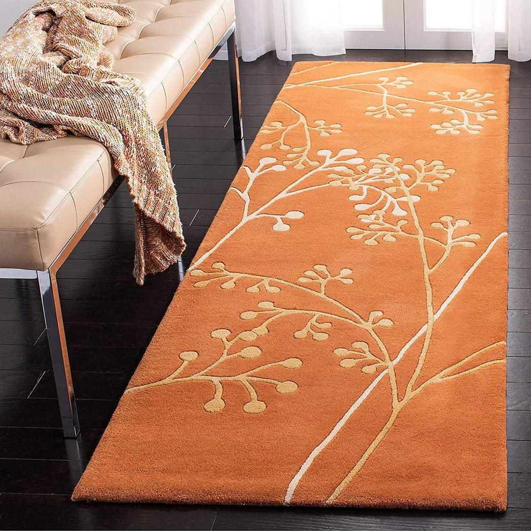 Handmade Modern Runner Wool Carpet