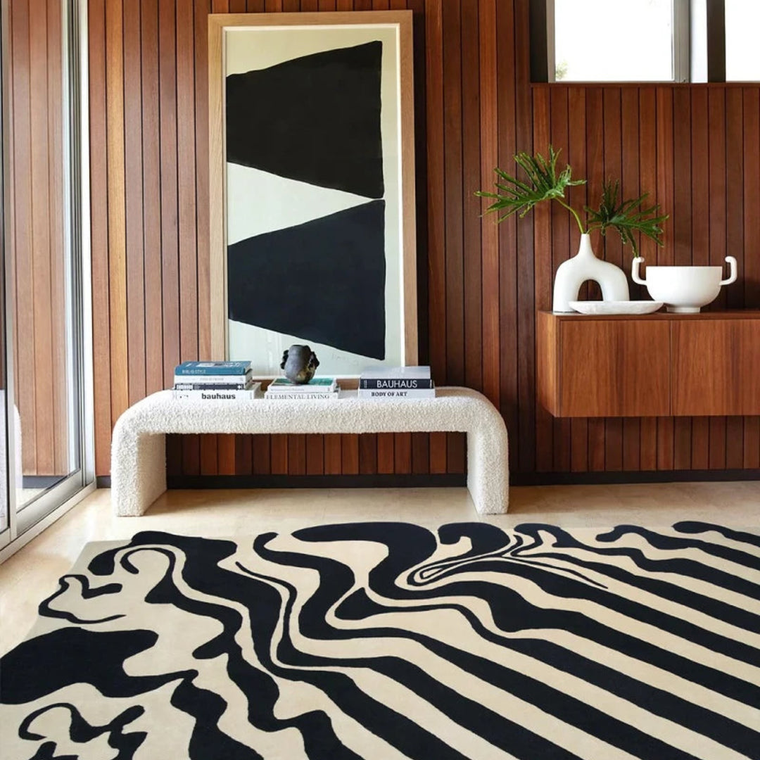 Yogis Irregular Shape Woolen Carpet