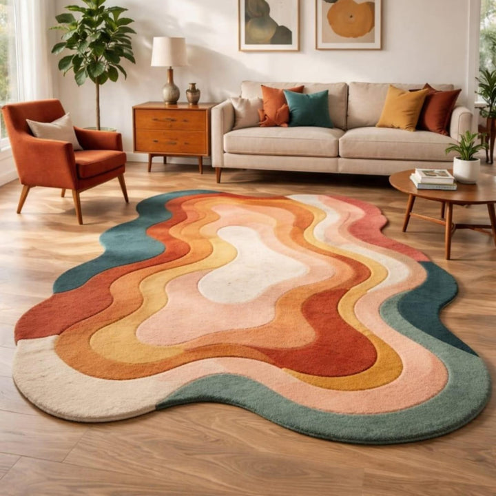Mirato Irregular Shape Woolen Carpet