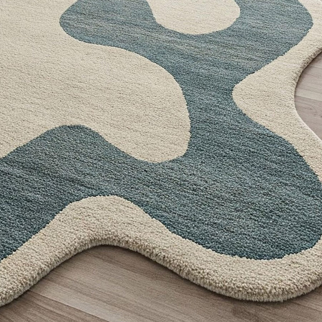 Javick Irregular Shape Woolen Carpet