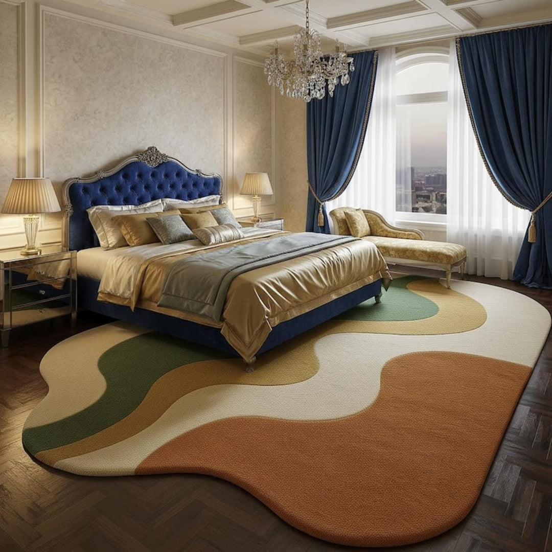 Samiv Irregular Shape Woolen Carpet