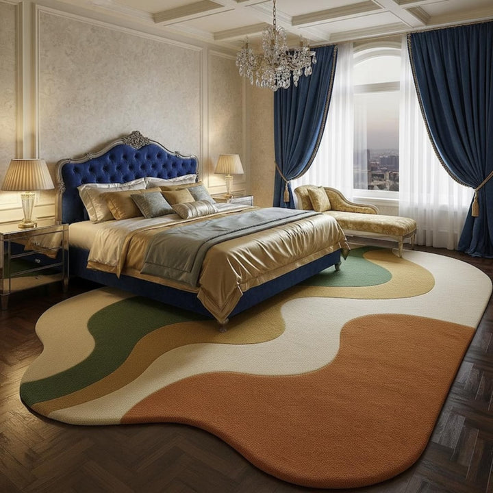 Samiv Irregular Shape Woolen Carpet