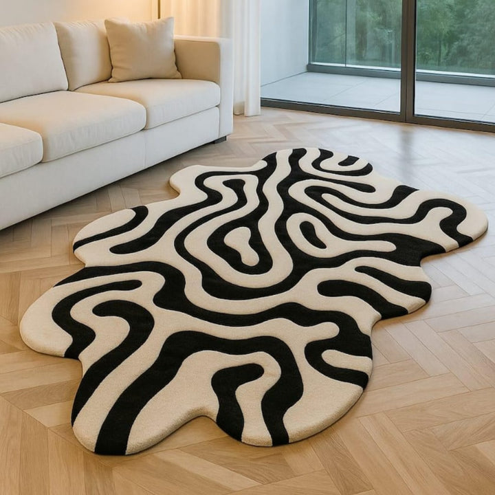 Morris Irregular Shape Woolen Carpet
