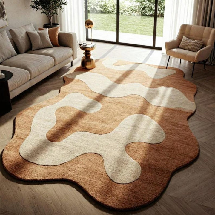 Ragiva Irregular Shape Woolen Carpet