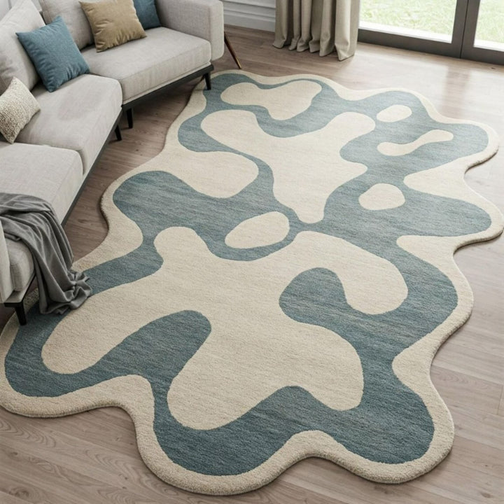 Javick Irregular Shape Woolen Carpet
