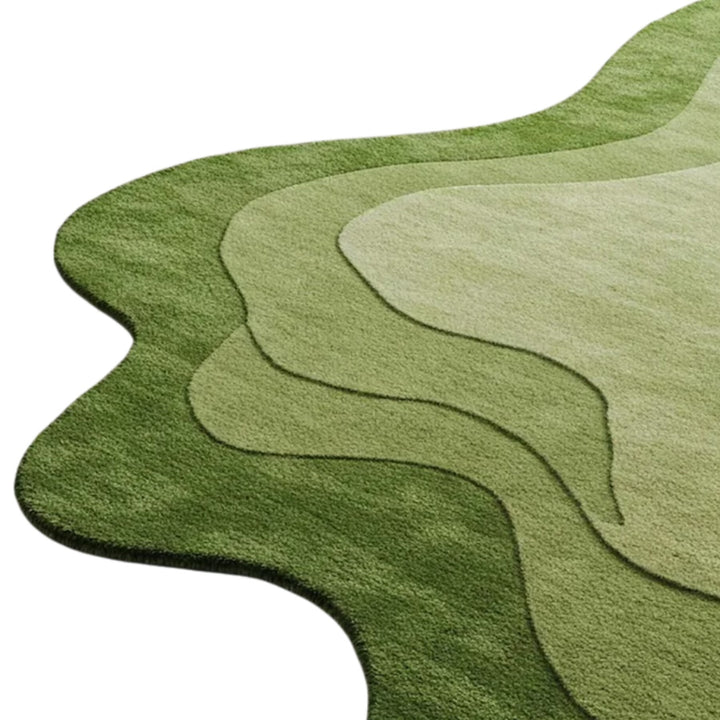 Anuka Irregular Shape Woolen Carpet