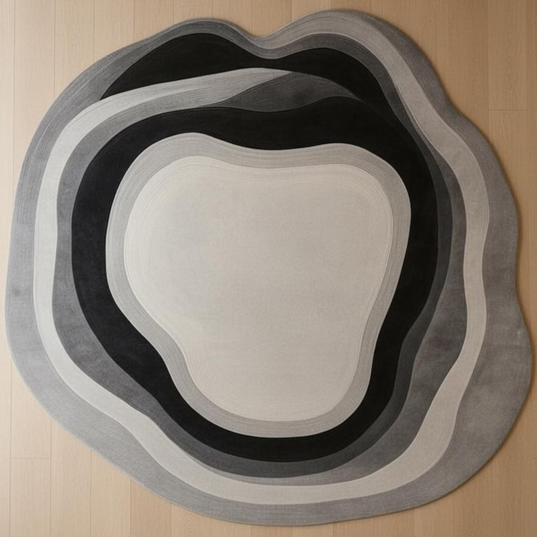 Yutor Irregular Shape Woolen Carpet