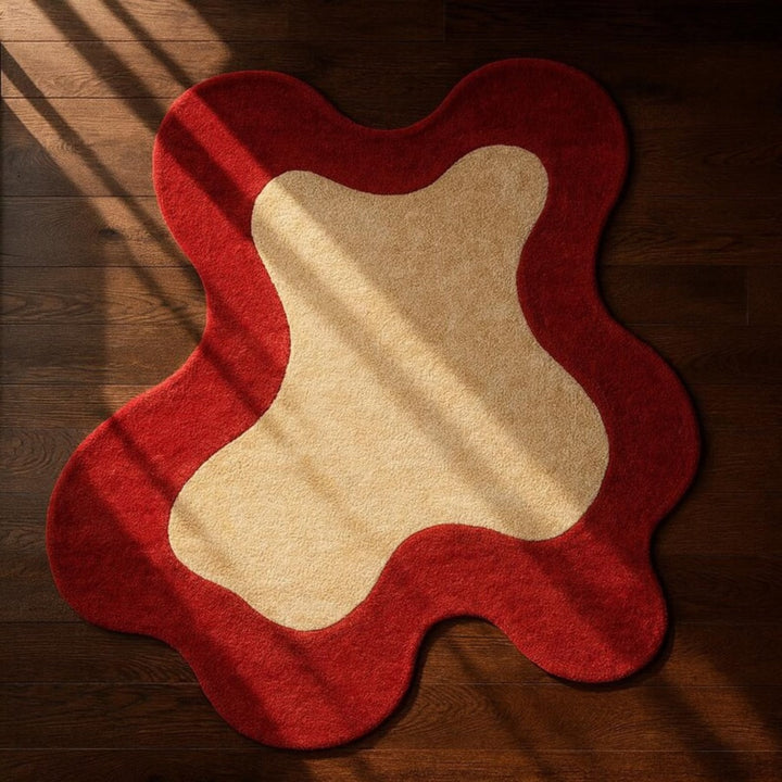 Micas Irregular Shape Woolen Carpet