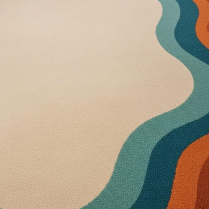 Futon Irregular Shape Woolen Carpet