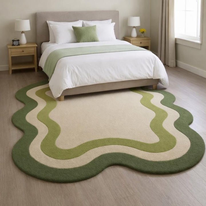 Asahi Irregular Shape Woolen Carpet