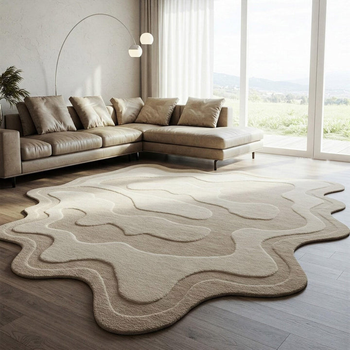 Eric Irregular Shape Woolen Carpet