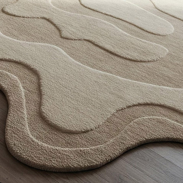 Eric Irregular Shape Woolen Carpet