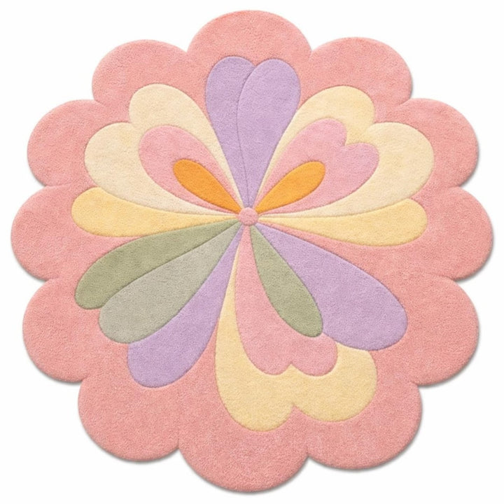 Buttery Irregular Shape Woolen Carpet