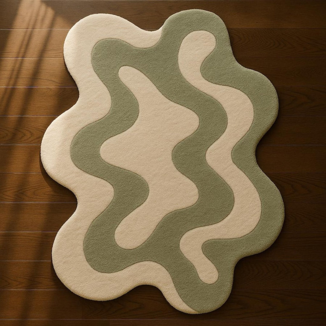 Mirac Irregular Shape Woolen Carpet