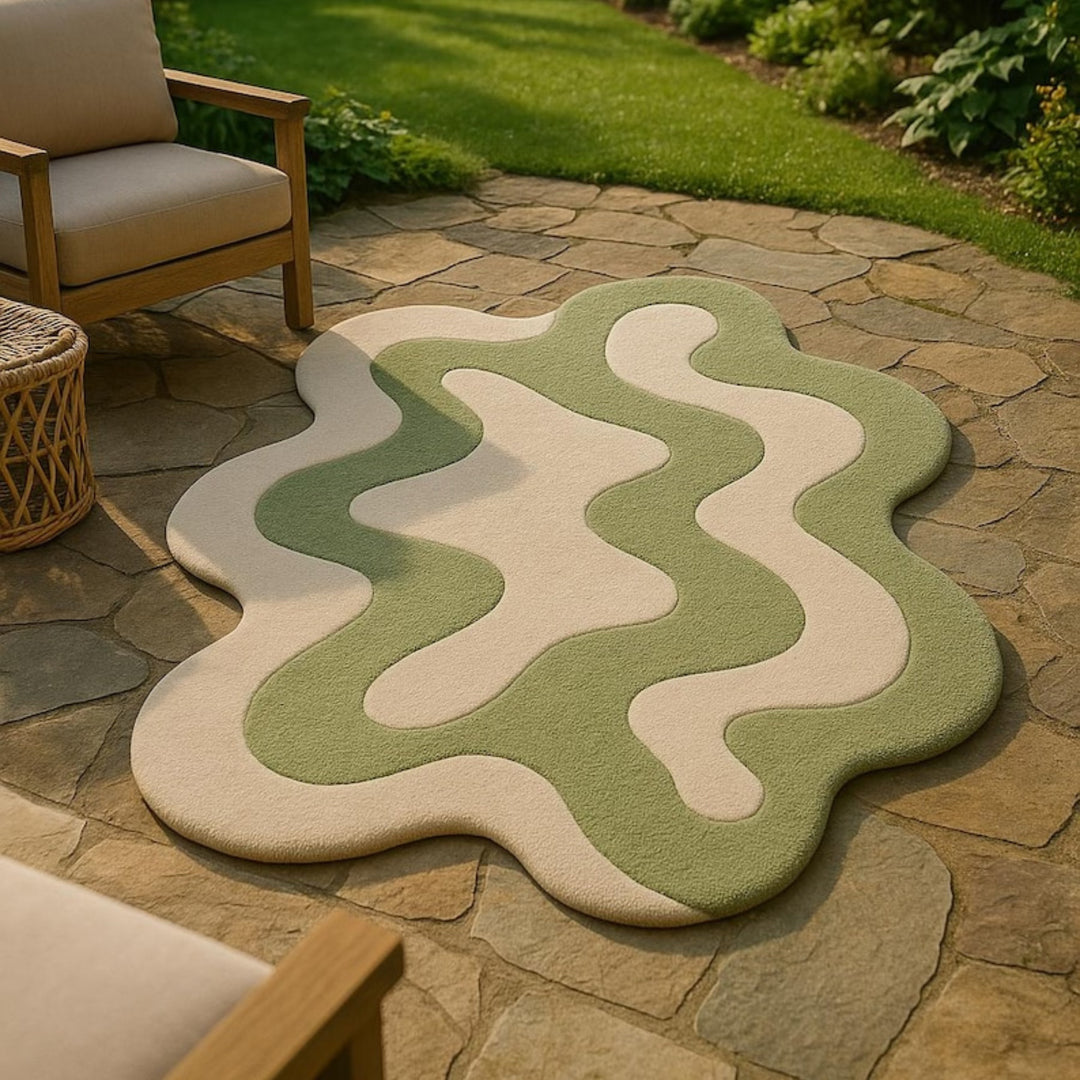 Mirac Irregular Shape Woolen Carpet