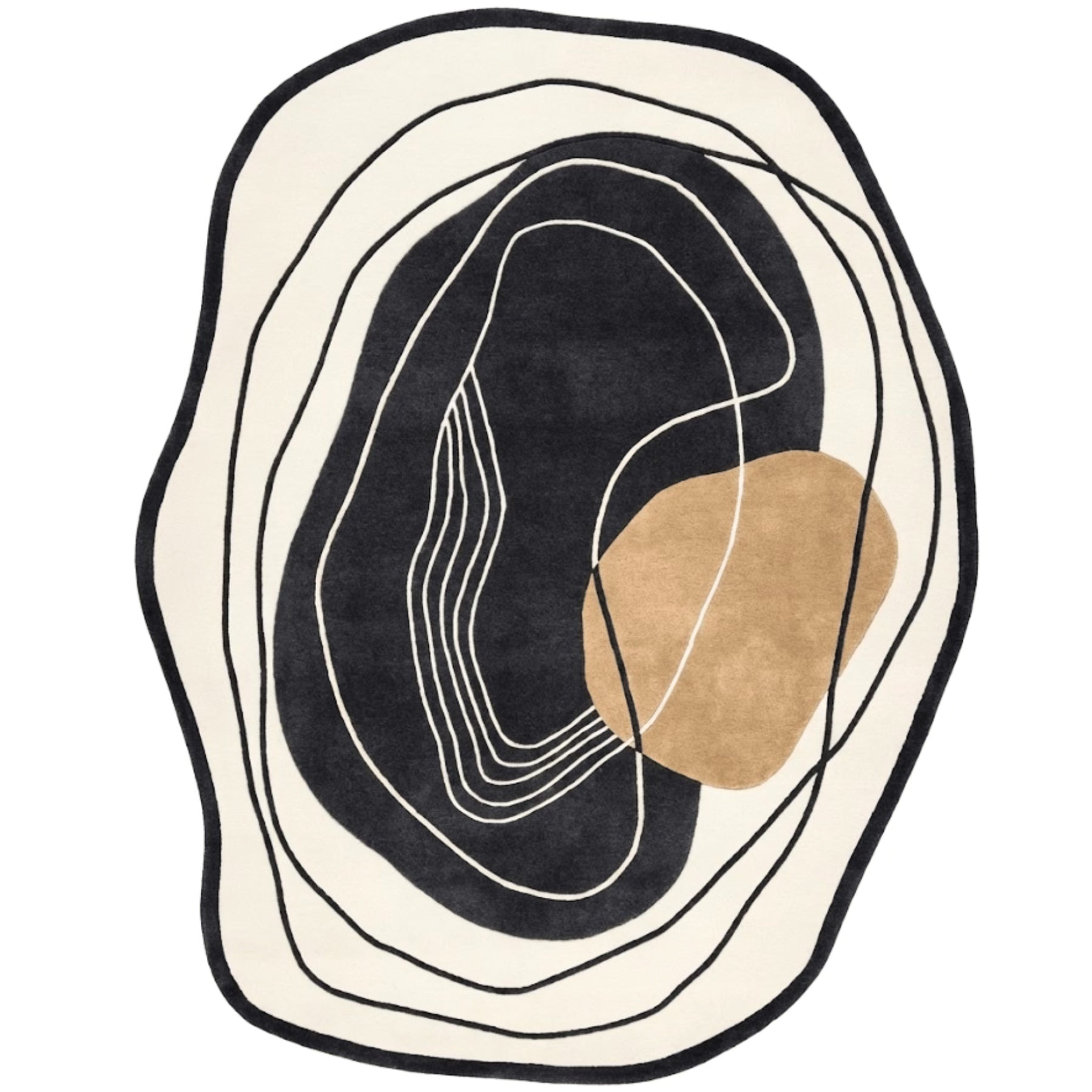 Tepid Irregular Shape Woolen Carpet – Carpets Kart