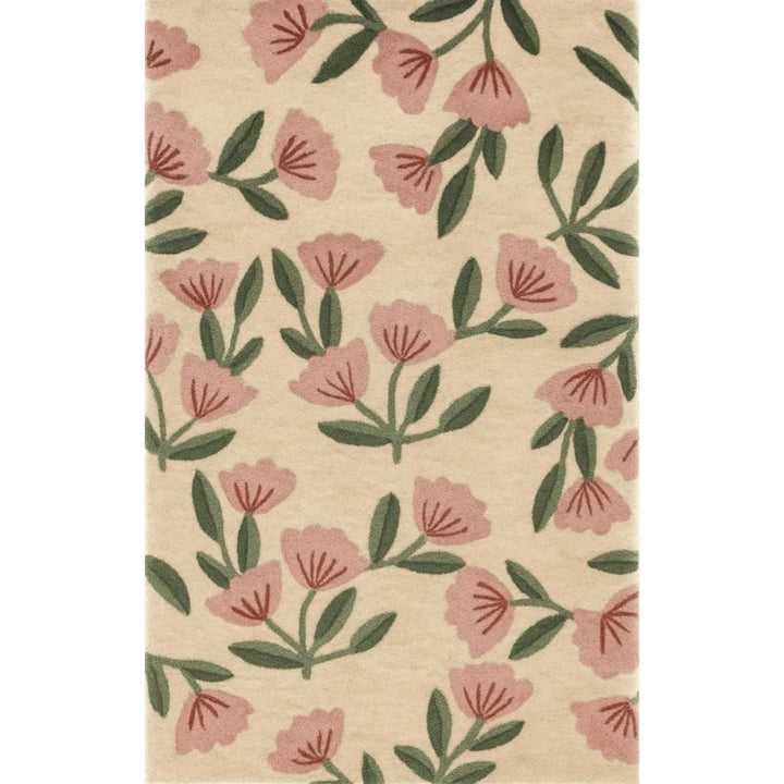 Handmade Floral Wool Carpet