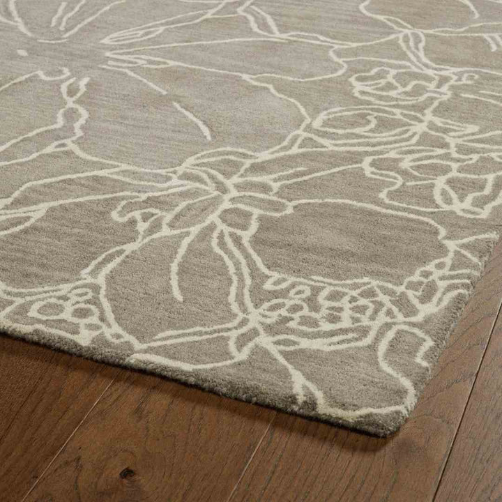 Handmade Soft Floral Woolen Carpet