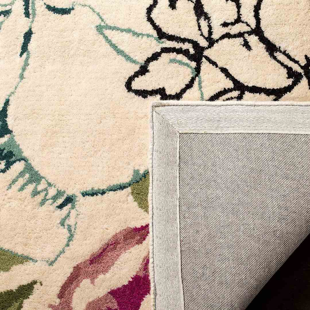 Handmade Woolen Pure Soft Floral Carpet