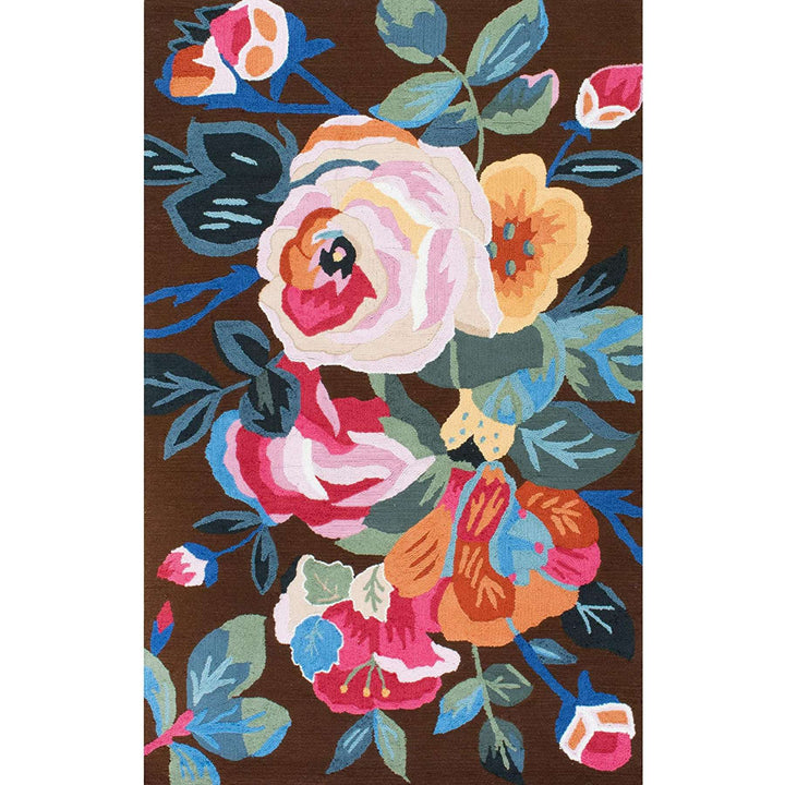 Handmade Woolen Floral Carpet