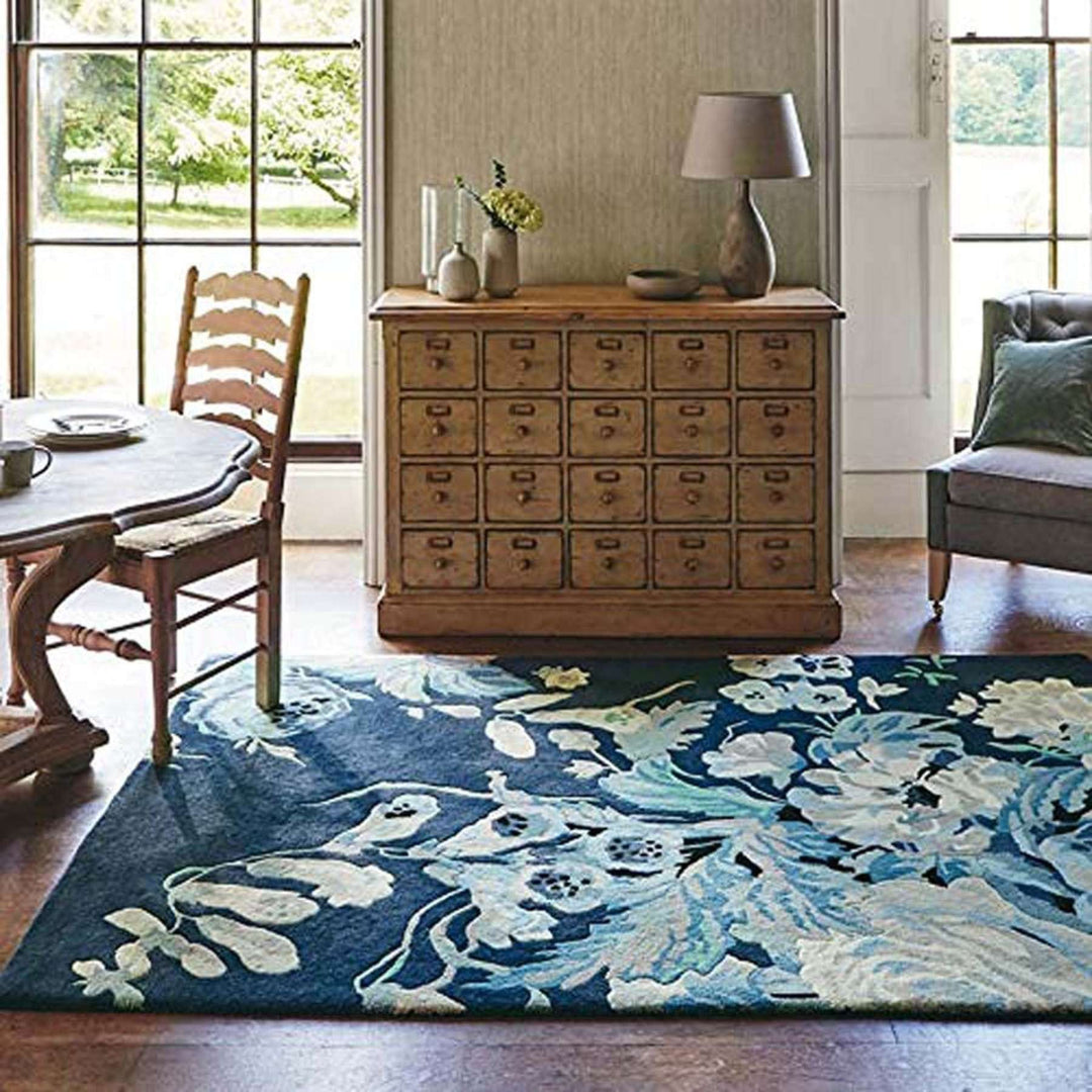 Handmade Woolen Soft Floral Carpet