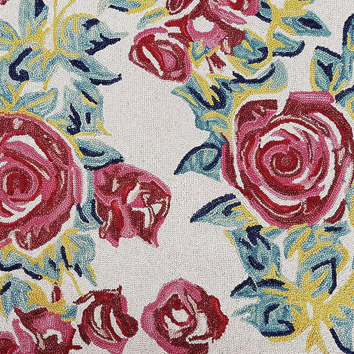 Handmade Woolen Super Soft Floral Carpet