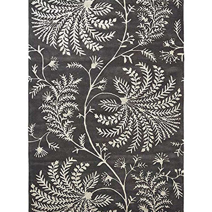 Handmade Persian Black Woolen Carpet