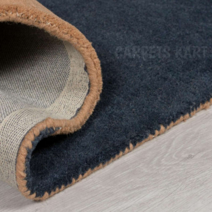 Handmade Modern Brown Woolen Carpet