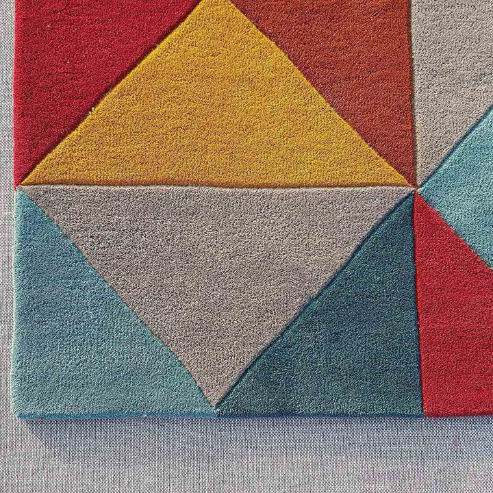 Handmade Modern Triangle Shade Carpet