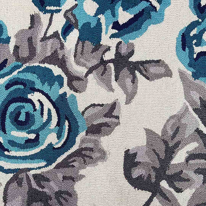 Handmade Woolen Soft Floral Carpet